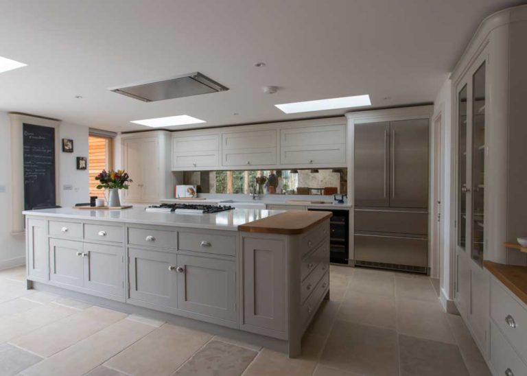 Case Study A Traditional Kitchen Stone Floor For Family Home Natural   Grey Kitchen Stone Floor 768x548 