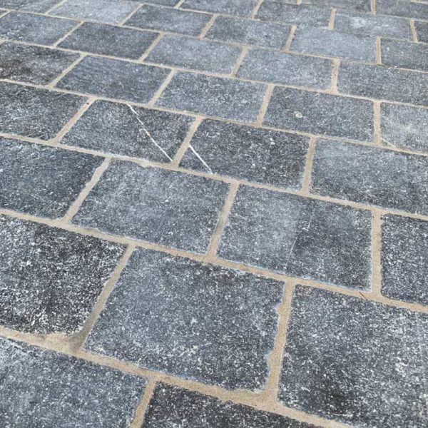 Belgian blue stone tumbled pavers | Natural Stone Consulting