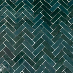 Emerald green Bejmat tiles - Natural Stone Consulting