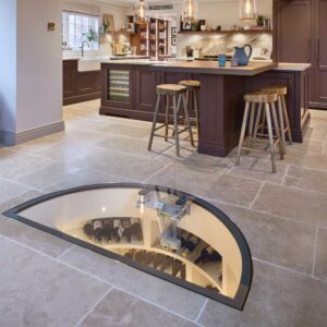 bourton buff limestone kitchen flooring - Snug Kitchens