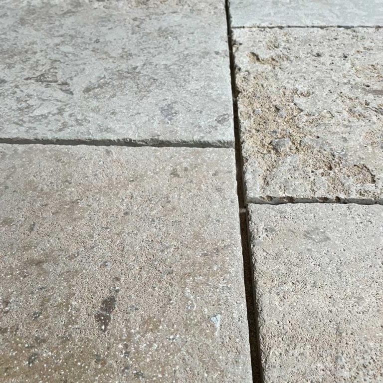 French gris limestone renaissance finish - Natural Stone Consulting