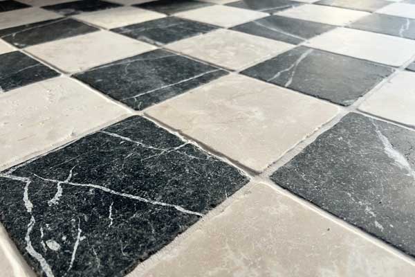 Marble flooring