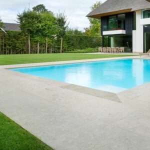 Bourton buff limestone pool coping