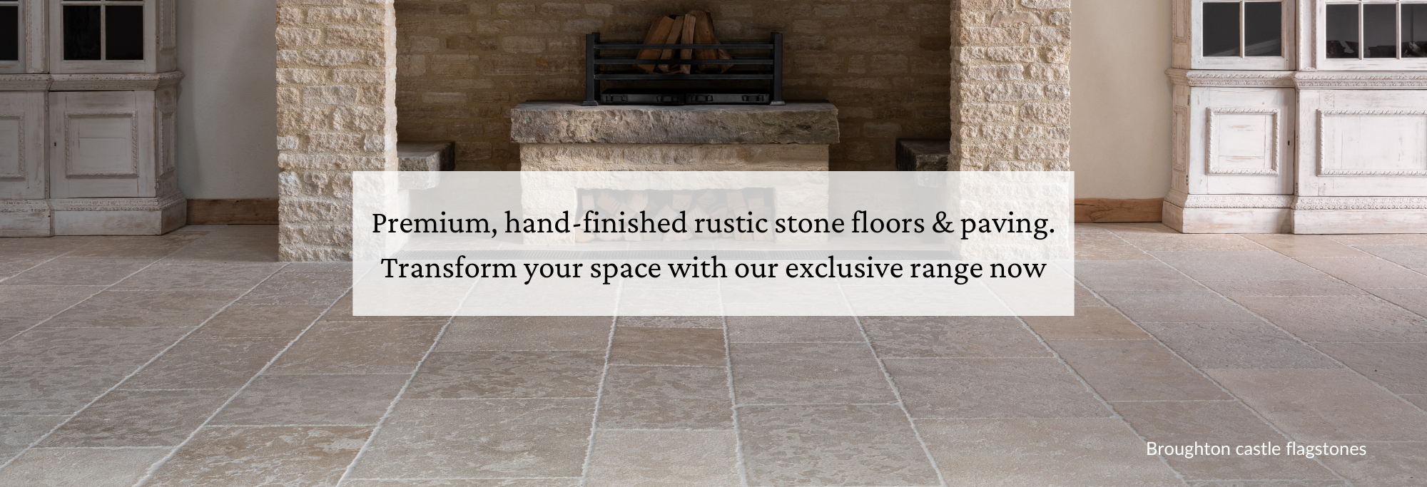 rustic stone flooring and paving